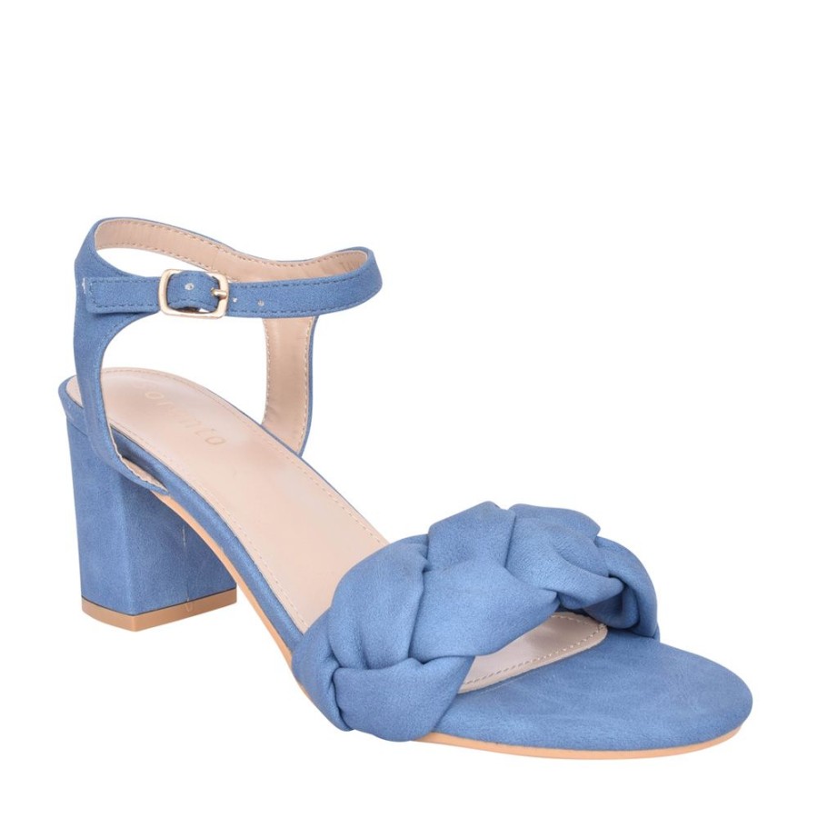 Ladies SORENTO | Ladies Tankards Heeled Sandal In Blue