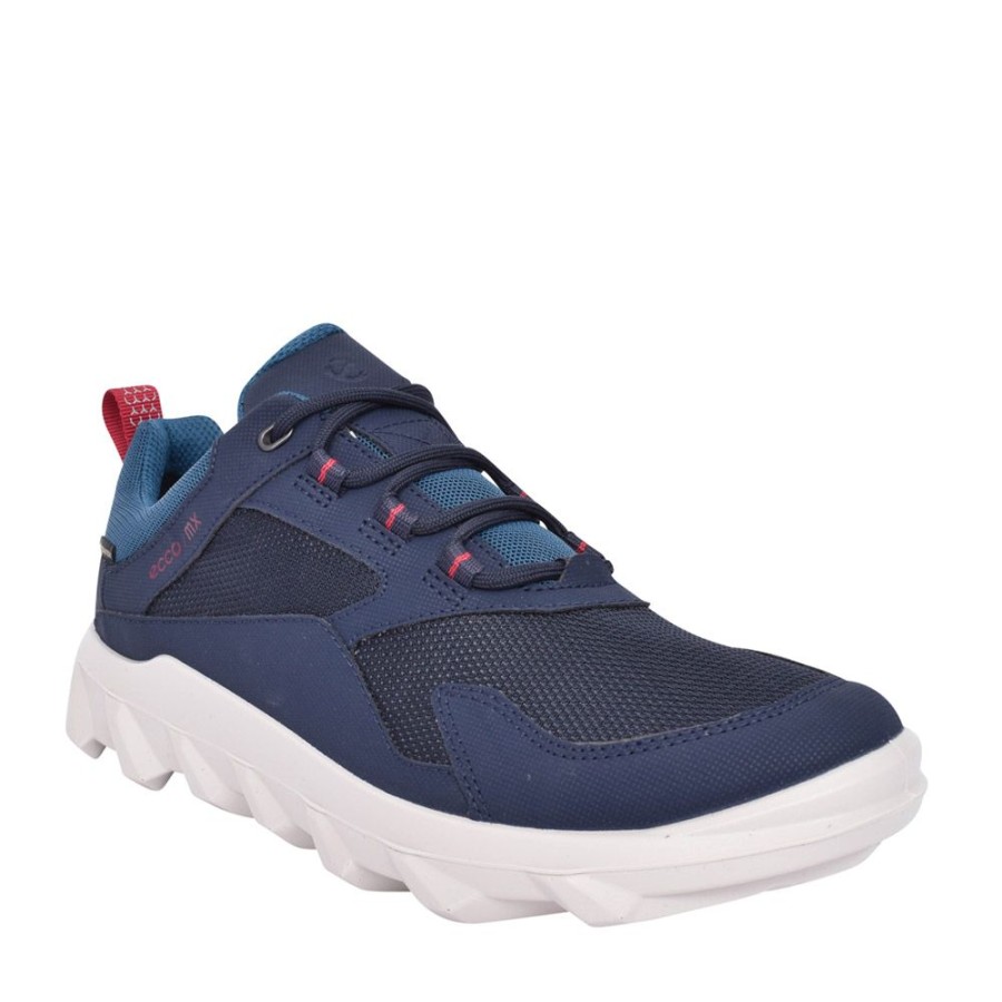 Ladies ECCO | Ladies 820193 Laced Trainer In Navy