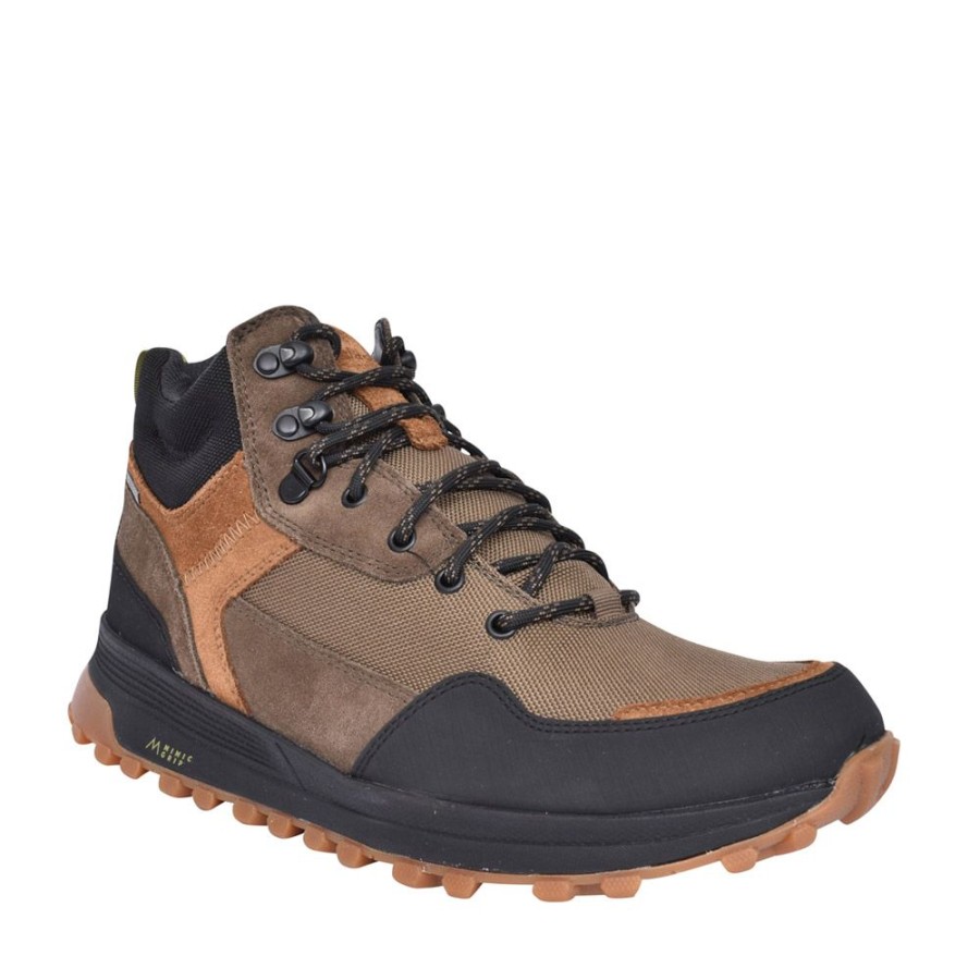 Mens CLARKS | Mens Atl Trekhigt Combi G Fit Laced Boot In Olive