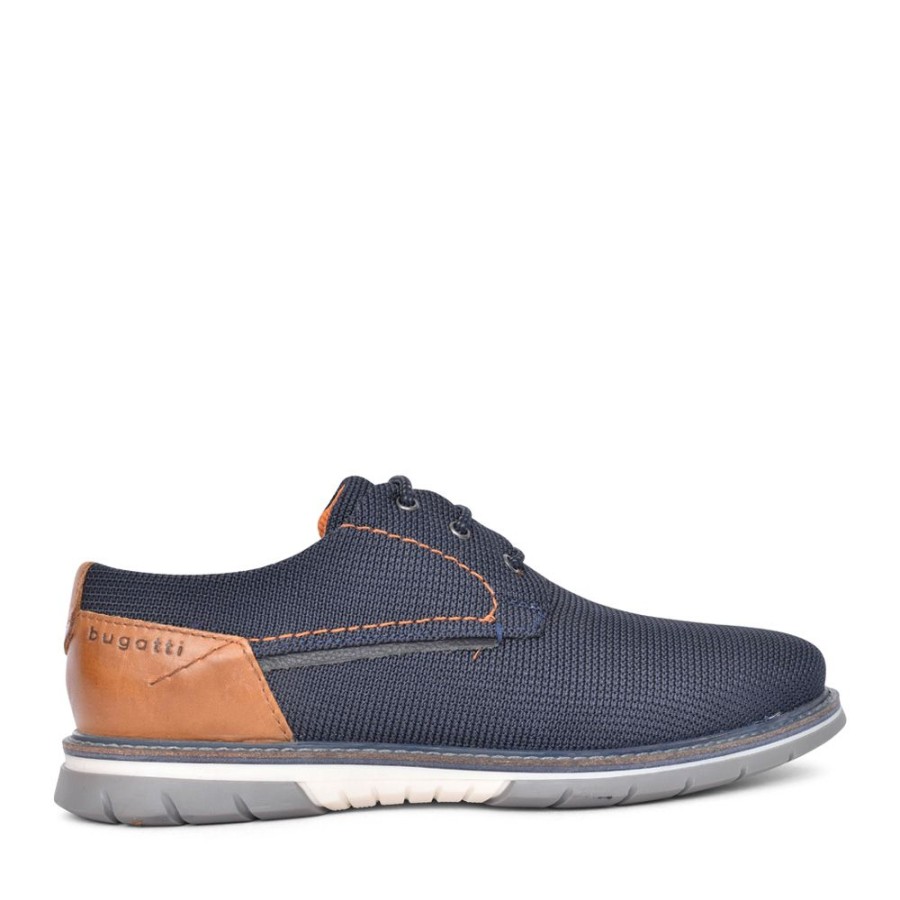 Mens BUGATTI | Mens Aer036 Shoe In Navy