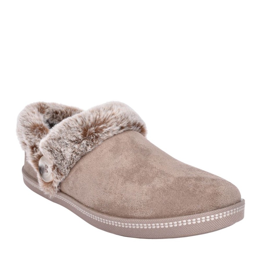 Ladies SKECHERS | Ladies 167219 Fresh Toast Slipper In Taupe