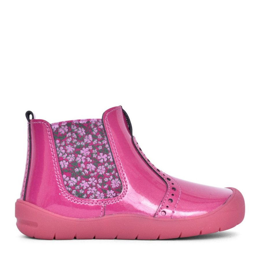 Girls START RITE | Girls Friend Berry Glitter Ankle Boot In Kids G Fit