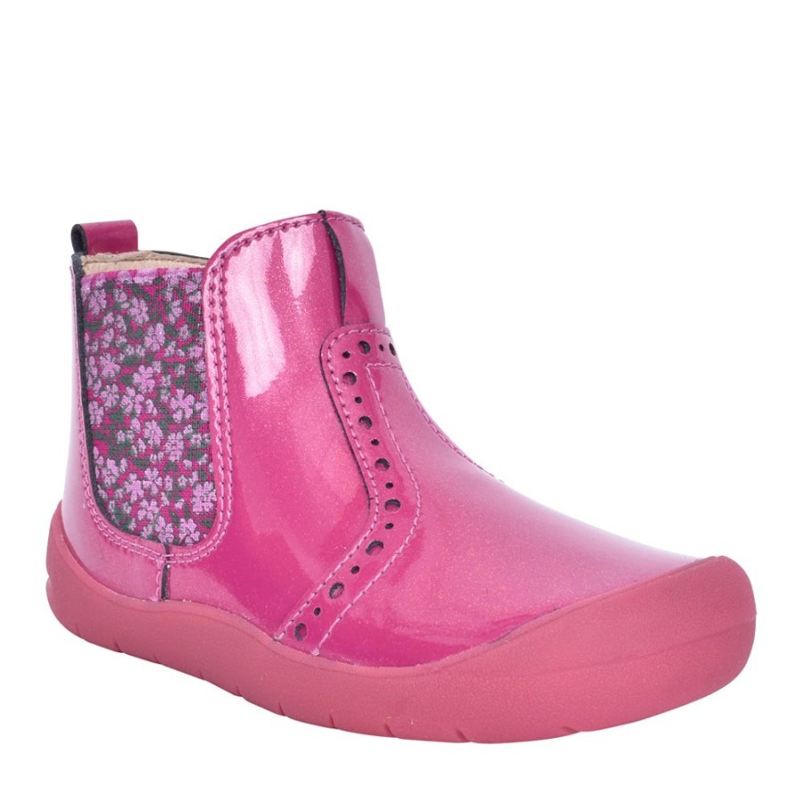 Girls START RITE | Girls Friend Berry Glitter Ankle Boot In Kids G Fit