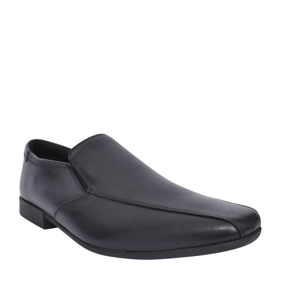 Mens CLARKS | Mens Sidton Edge G-Fit Shoe In Black