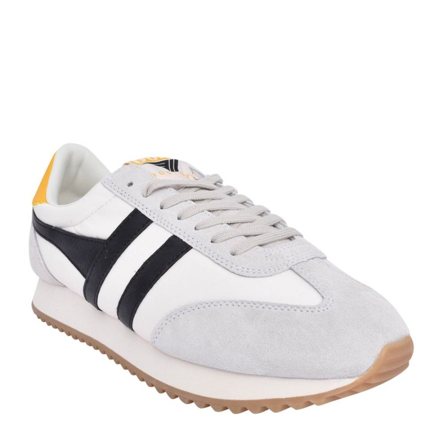 Mens GOLA | Men Contact Leather Cmb261 Trainer In Off White