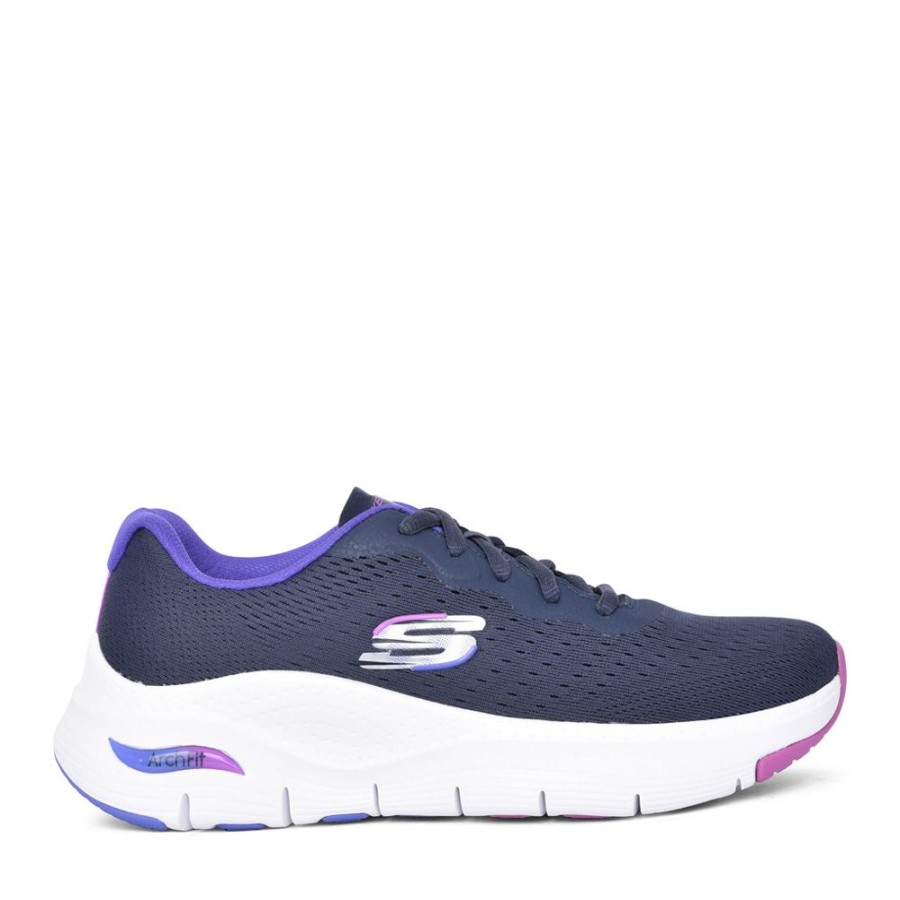 Ladies SKECHERS | Ladies 149722 Infinity Cool Laced Trainer In Navy