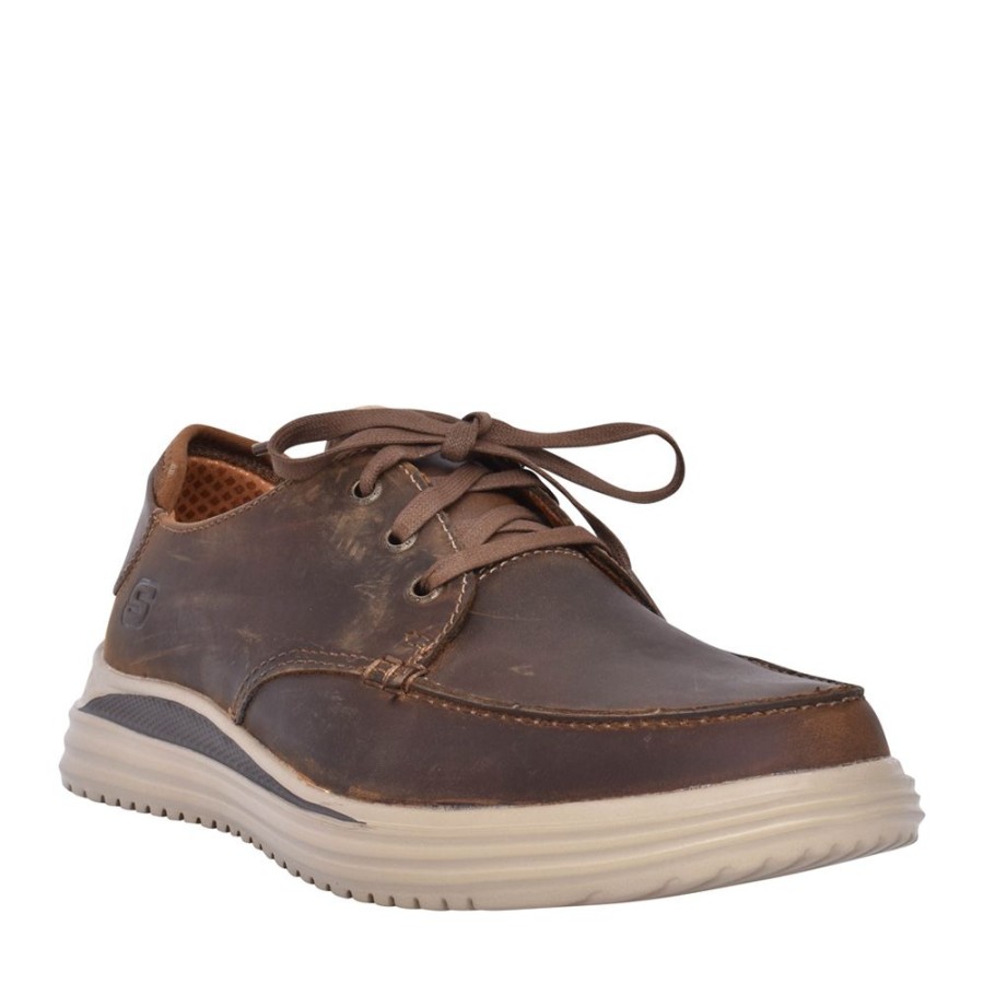 Mens SKECHERS | Mens 204473 Valargo Shoe In Brown