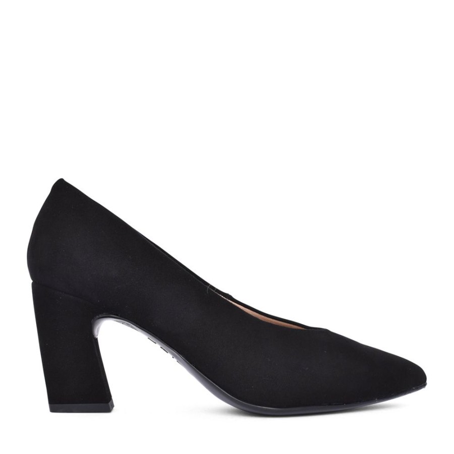 Ladies UNISA | Ladies Kramp Medium Heel Court Shoe In Black