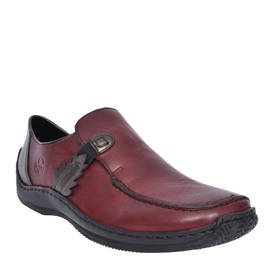 Ladies RIEKER | Ladies L1759 Slip-On Shoe In Red