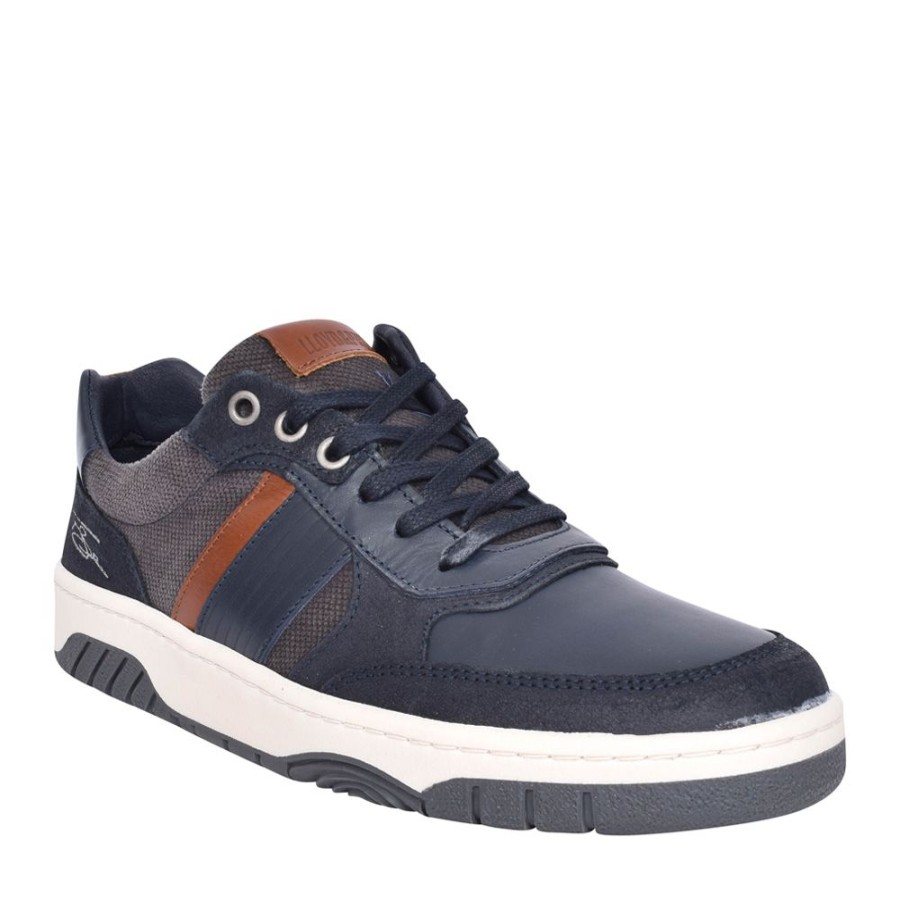 Mens LLOYD & PRYCE | Mensthomas Laced Trainer In Navy