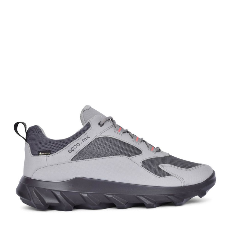 Mens ECCO | Mens Mx Gore-Tex Trainer In Grey