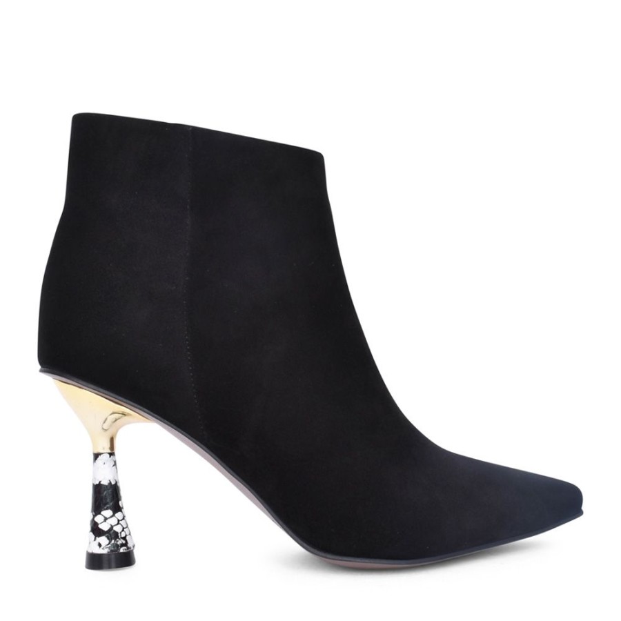 Ladies LORETTA VITALE | Ladies Yc363 Heeled Ankle Boot In Black