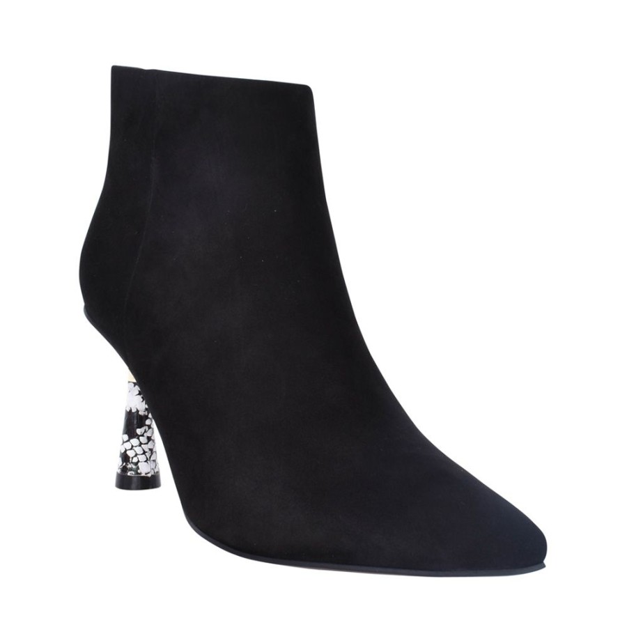 Ladies LORETTA VITALE | Ladies Yc363 Heeled Ankle Boot In Black