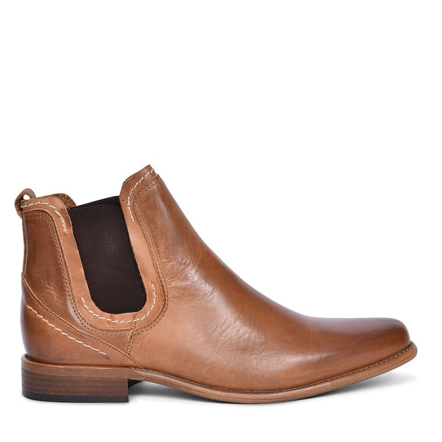 Mens ESCAPE | Austin Chelsea Slip On Boot For Men In Tan