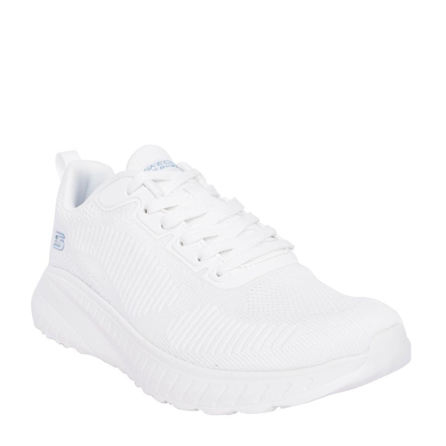 Ladies SKECHERS | Ladies 117209 Bobs Sport Squad Trainer In Off White