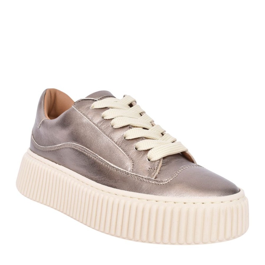 Ladies MELINE | Ladies 8205 Laced Trainer In Bronze