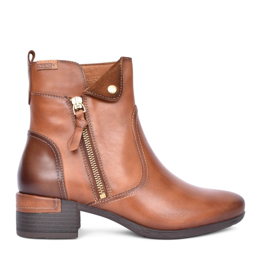 Ladies PIKOLINOS | Ladies Malaga Ankle Boot In Tan