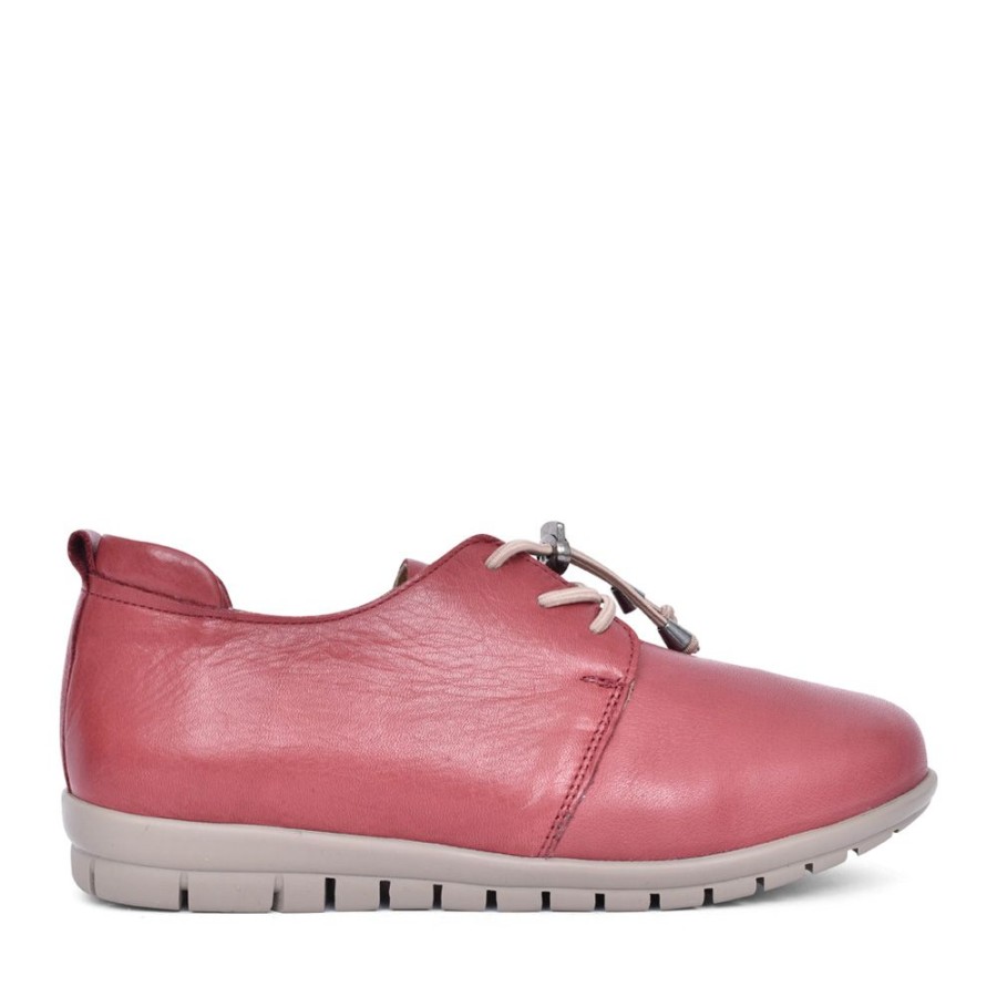 Ladies ADESSO | Ladies Sarah A7007 Laced Shoe In Burgandy