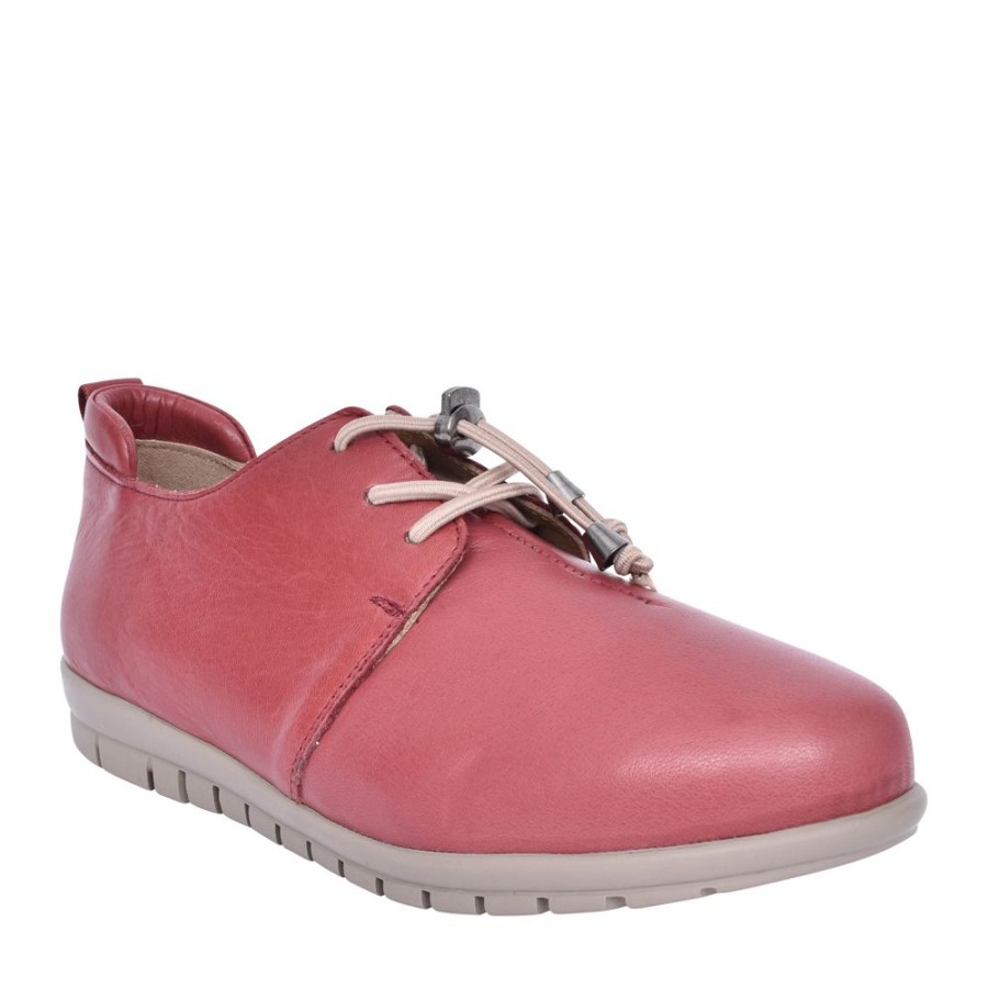 Ladies ADESSO | Ladies Sarah A7007 Laced Shoe In Burgandy