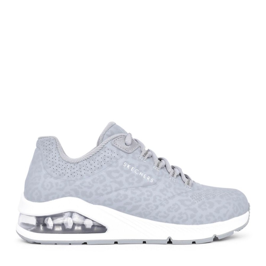 Ladies SKECHERS | Ladies 155642 Uno 2 Trainer In Grey