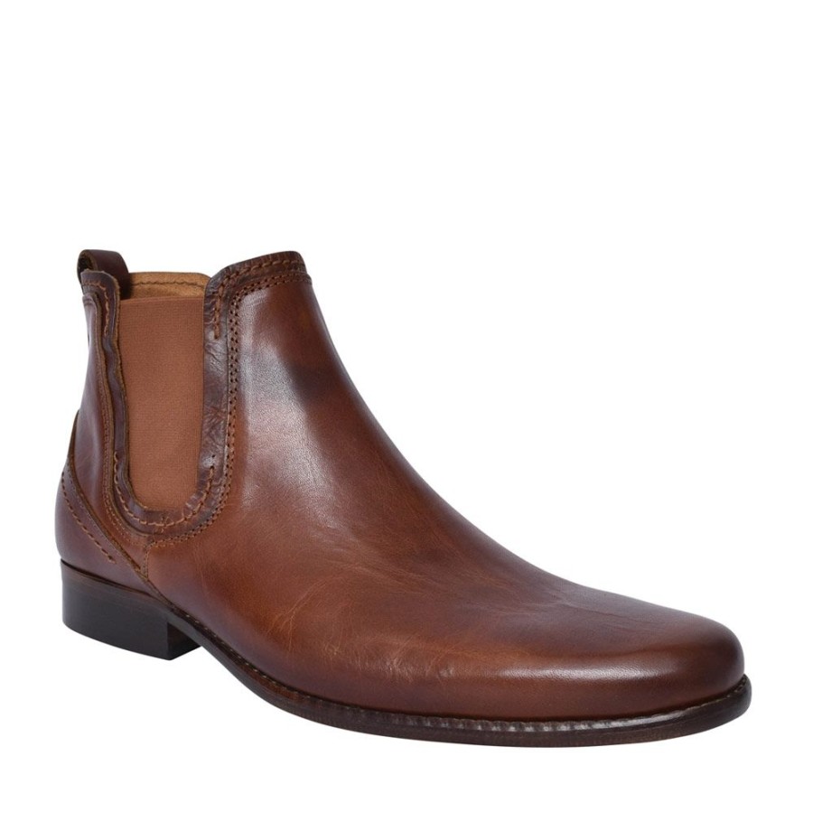 Mens ESCAPE | Men'S Austin Chelsea Boot In Roasted Chestnut