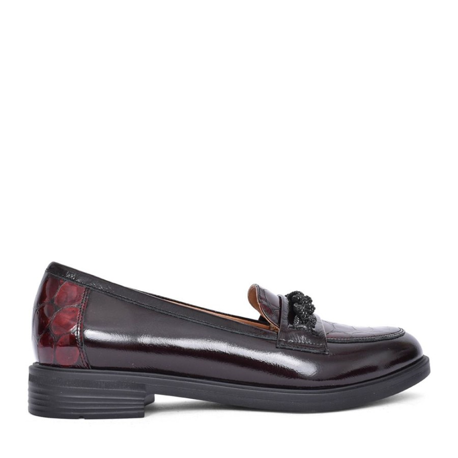 Ladies BIOECO | Ladies 6418 Loafer In Burgandy