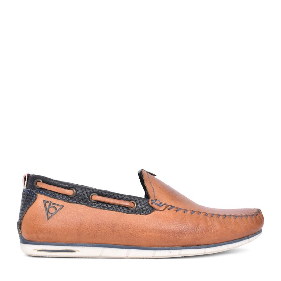 Mens BUGATTI | Mens A2X62 Chesley Slip-On Shoe Sho In Tan