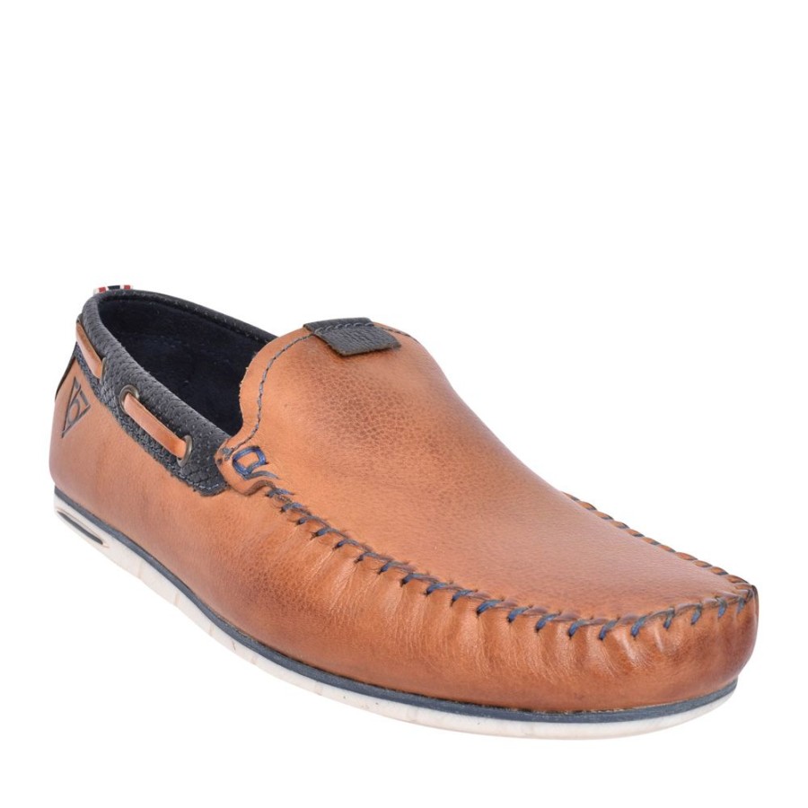 Mens BUGATTI | Mens A2X62 Chesley Slip-On Shoe Sho In Tan