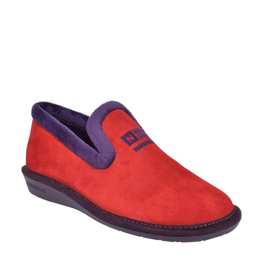 Ladies NORDIKAS | 305 Casual Slipper For Ladies In Red