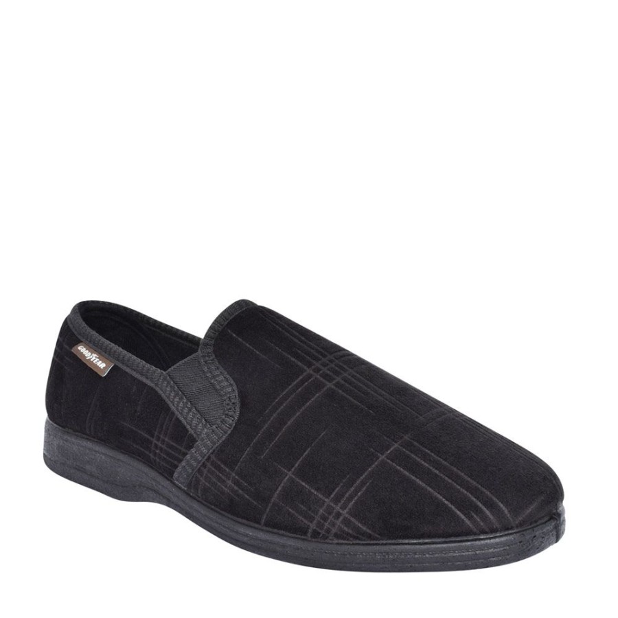 Mens GOODYEAR | Mens Denver Kmg136 Slipper In Black