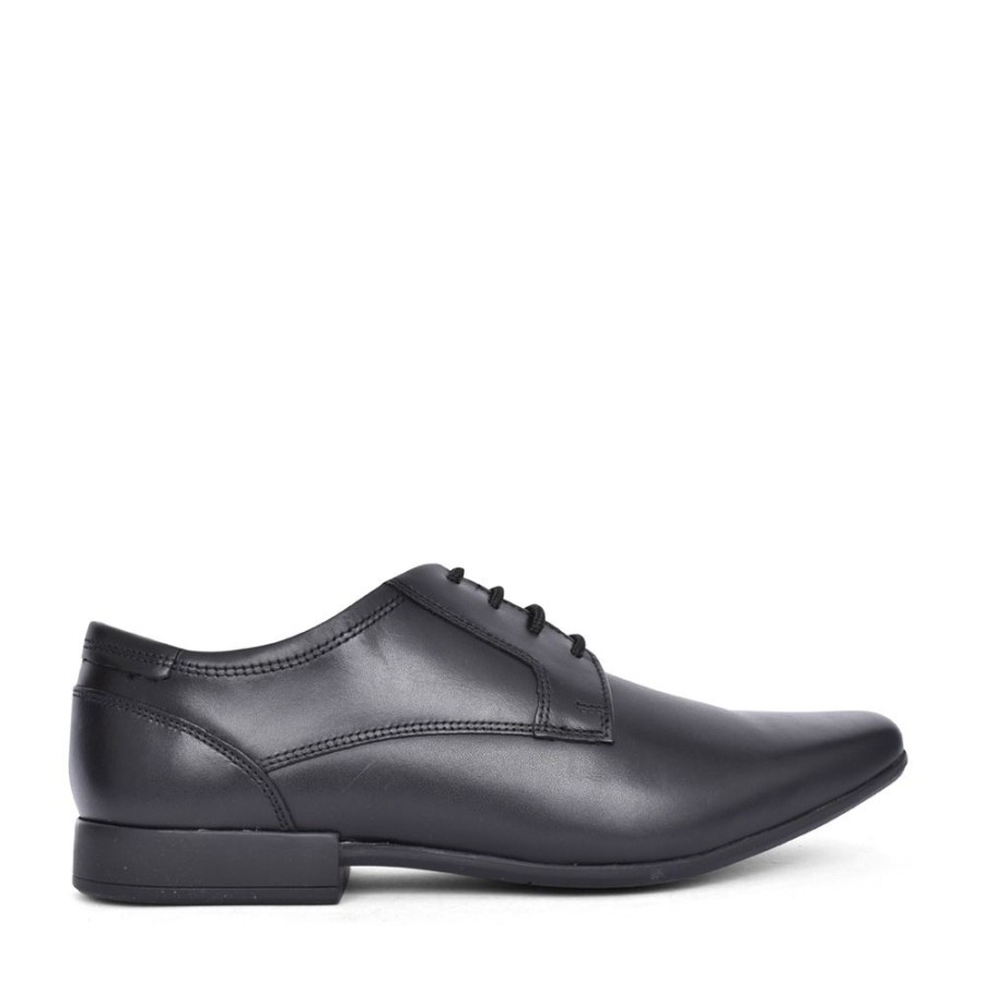 Mens CLARKS | Mens Sidton Lace G-Fit Shoe In Blk Leather