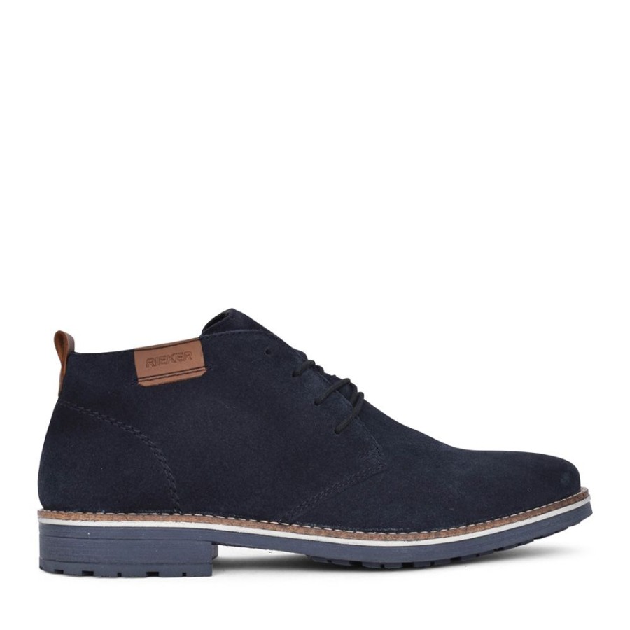 Mens RIEKER | Mens 33206 Ankle Boot In Navy