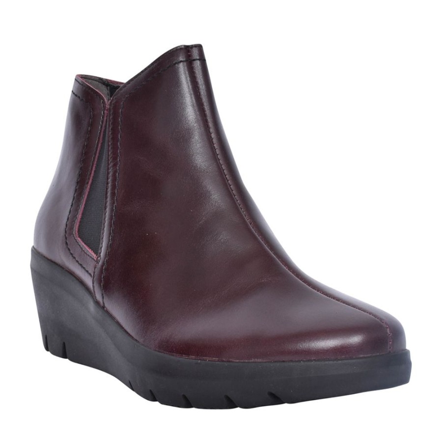 Ladies DUBARRY | Ladies Jace Wedge Ankle Boot In Wine