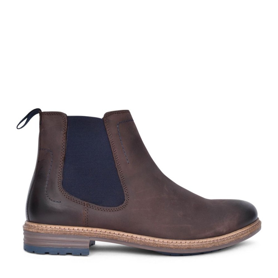 Mens HUSH PUPPIES | Mens Justin Chelsea Boot In Brown