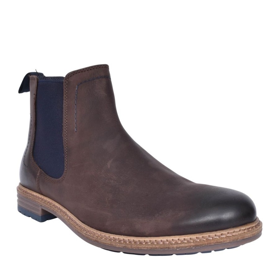 Mens HUSH PUPPIES | Mens Justin Chelsea Boot In Brown