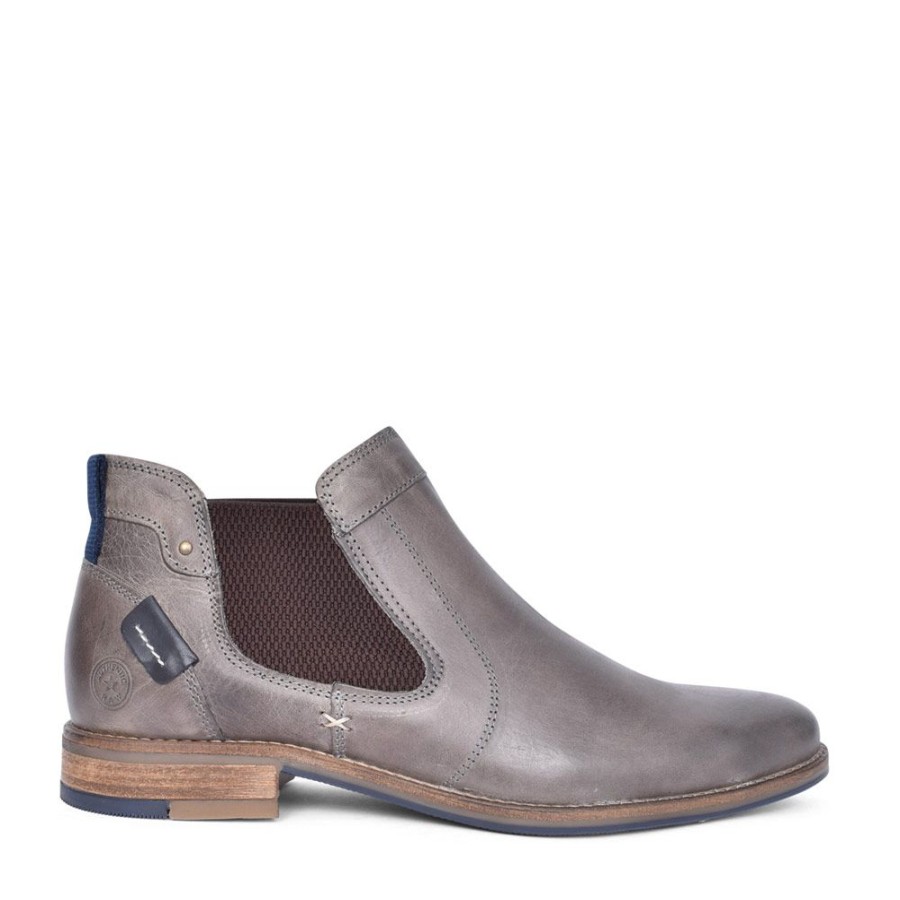 Mens ESCAPE | Men'S Fast Company Chelsea Boot In Grey