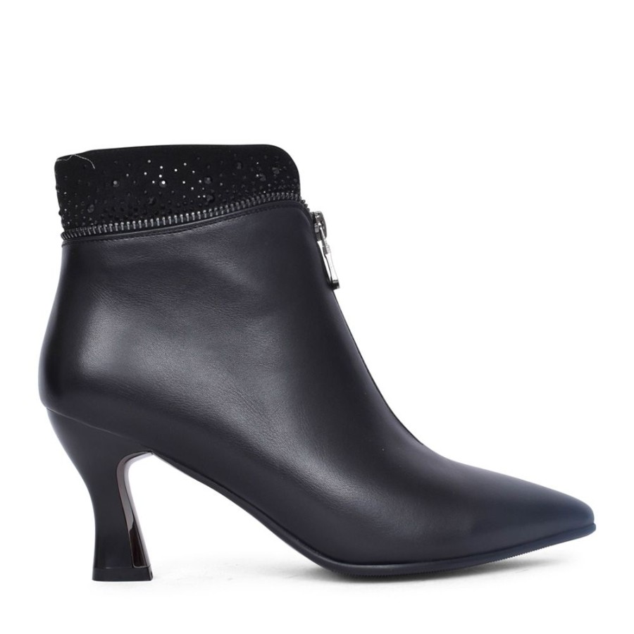 Ladies REDZ | Ladies D3363 Ankle Boot In Black