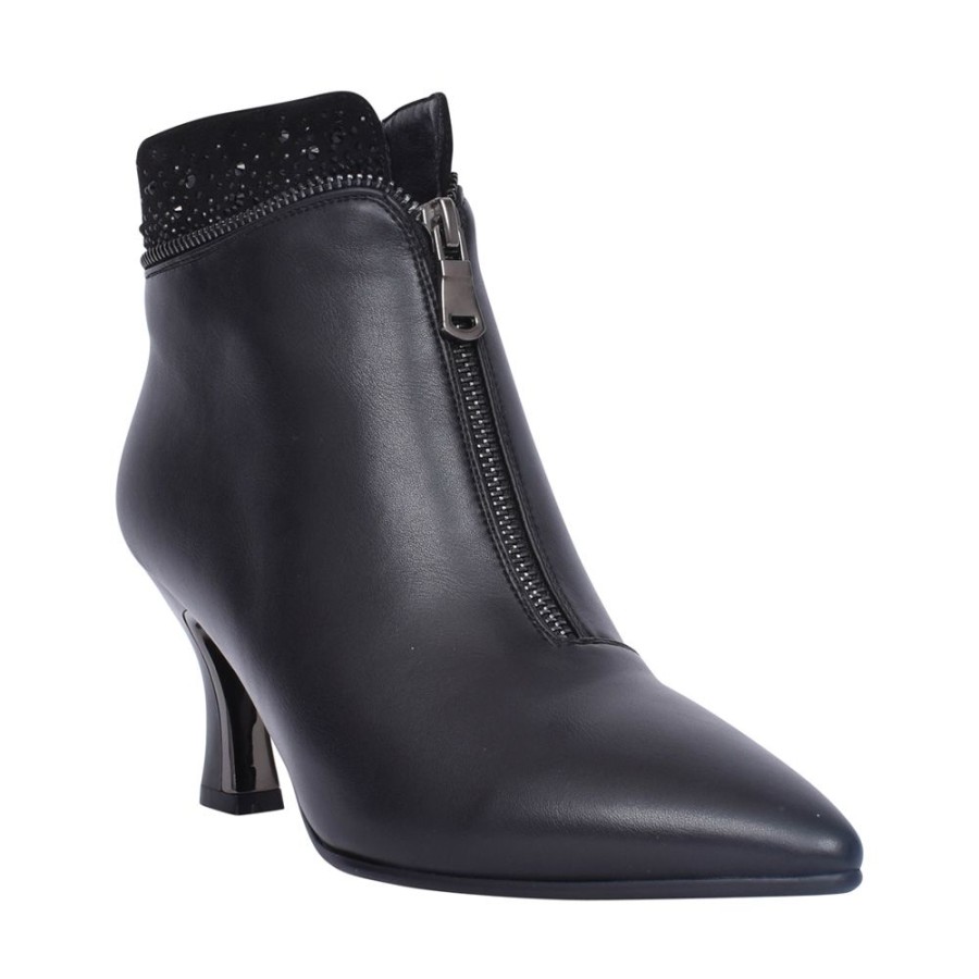 Ladies REDZ | Ladies D3363 Ankle Boot In Black