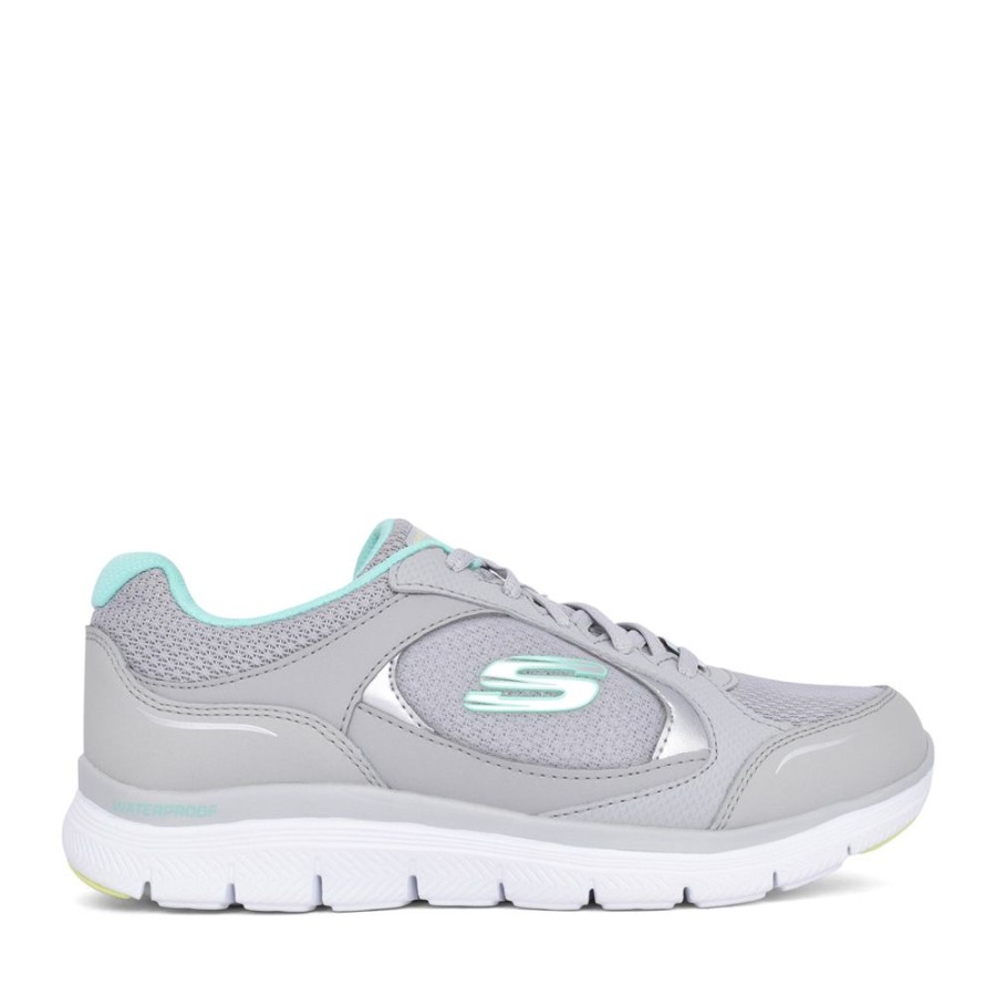 Ladies SKECHERS | Ladies 149299 True Clarit Trainer In Grey