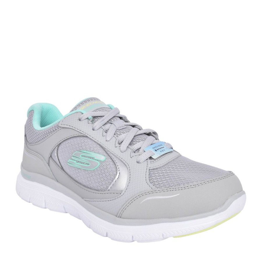 Ladies SKECHERS | Ladies 149299 True Clarit Trainer In Grey