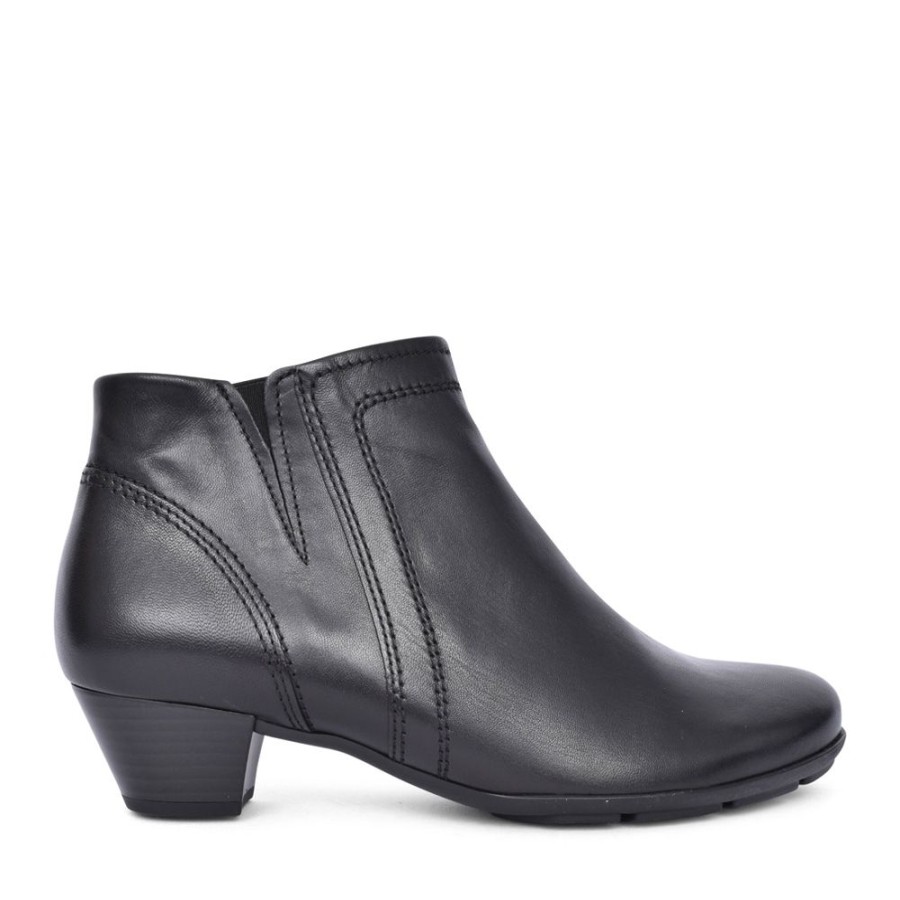 Ladies GABOR | Ladies Heritage 35.638 Ankle Boot In Black