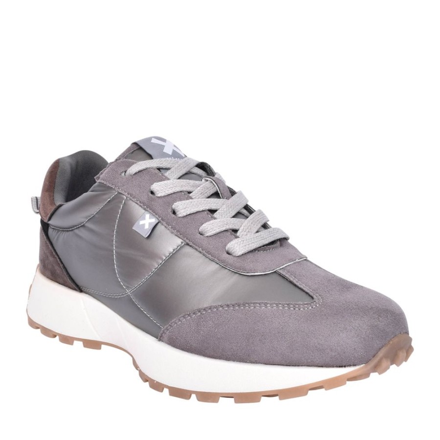 Ladies XTI | Ladies 142008 Laced Trainer In Silver