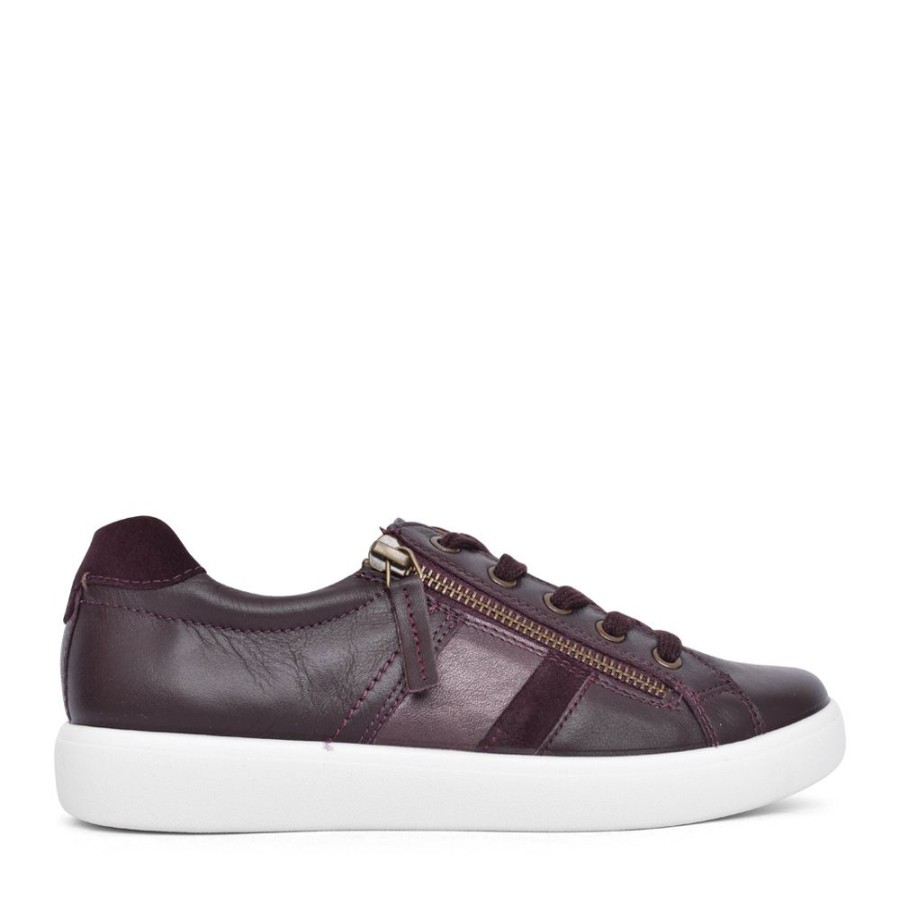 Ladies HOTTER | Ladies Wide Fit Trainer In Plum