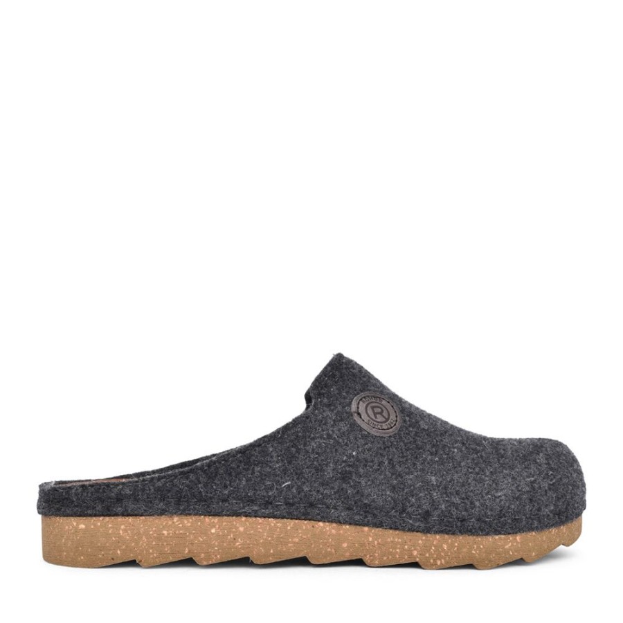 Mens ROHDE | Mens 7100 Mule Slipper In Black