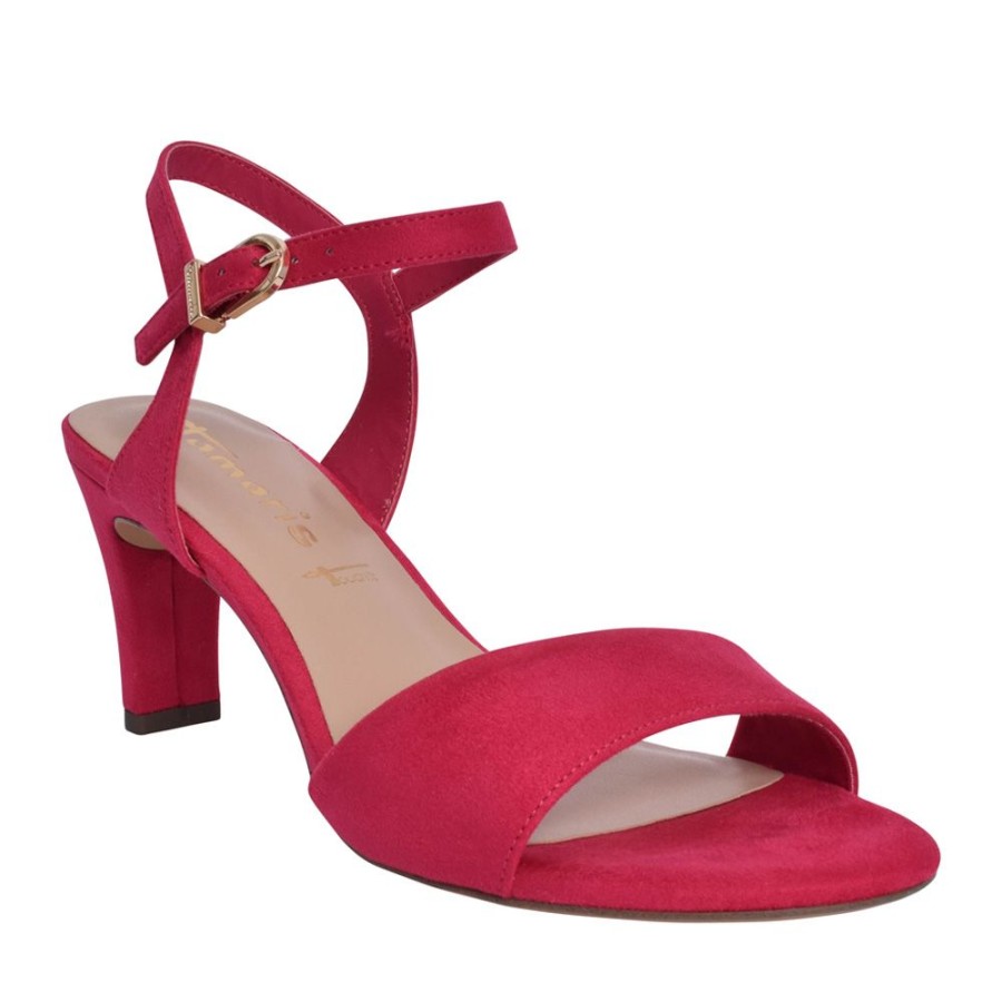 Ladies TAMARIS | Ladies 1-28028 Heeled Dress Sandal In Fuchsia