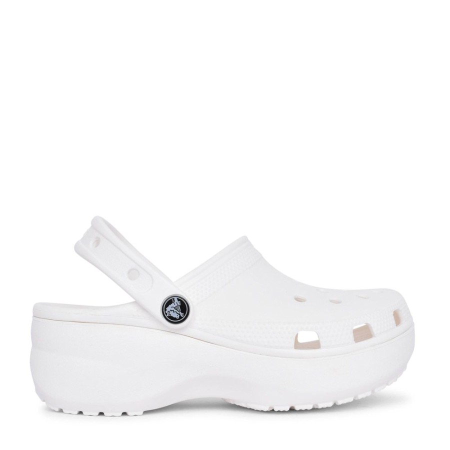 Ladies CROCS | Ladies 206750 Platform Clog In White