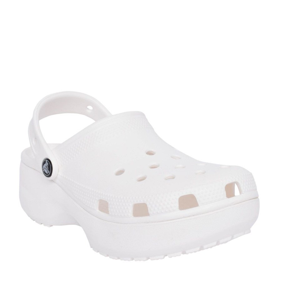 Ladies CROCS | Ladies 206750 Platform Clog In White