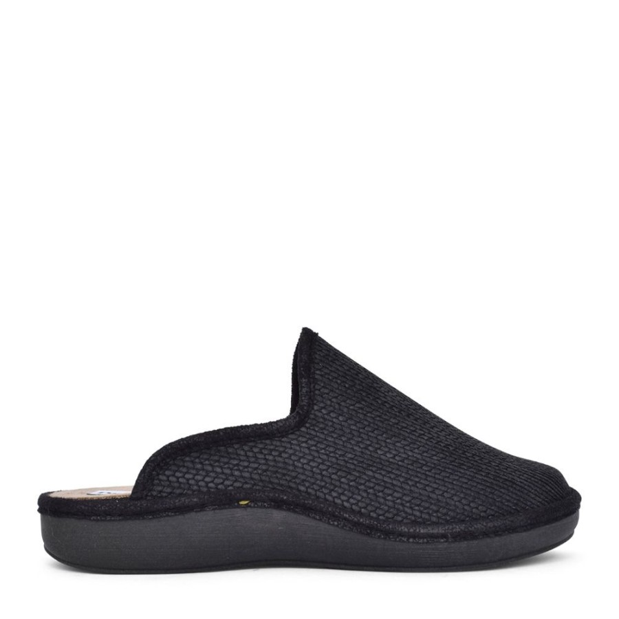 Mens PADDERS | Mens Chester Slipper In Black