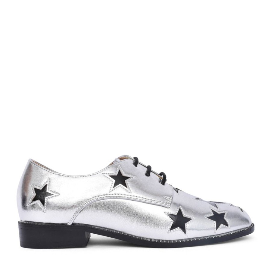 Ladies DANCING MATILDA | Ladies Trapeze 004 Laced Shoe In Platino