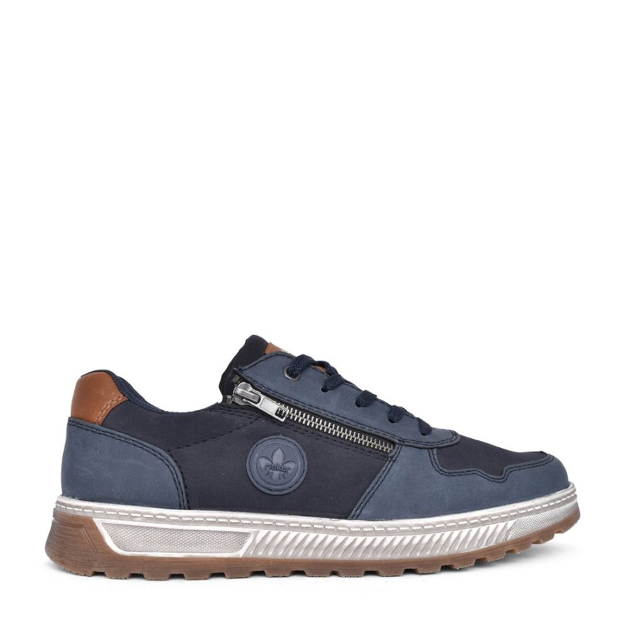 Mens RIEKER | Mens 37029 Trainer In Navy